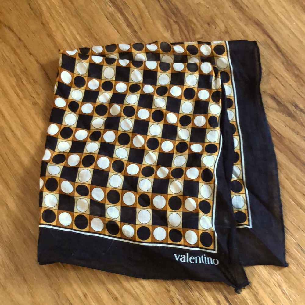 SILK VALENTINO POCKET SQUARE/ASCOT